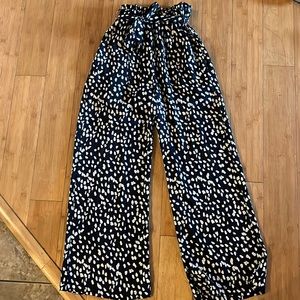 Lulus Navy Blue wide leg pants